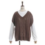 ニットベスト×Tシャツセット | axes femme | 詳細画像22