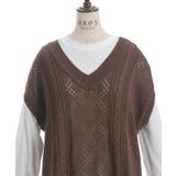 ニットベスト×Tシャツセット | axes femme | 詳細画像25