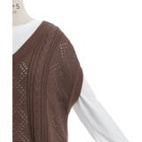 ニットベスト×Tシャツセット | axes femme | 詳細画像28