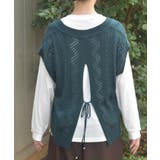 ニットベスト×Tシャツセット | axes femme | 詳細画像3