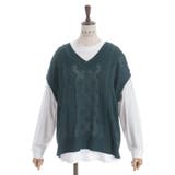 ニットベスト×Tシャツセット | axes femme | 詳細画像6
