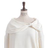 ドレープリボンフレア袖ニット | axes femme | 詳細画像5 