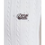 レース×バイカラーニットポロ | axes femme | 詳細画像20 