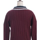 レース×バイカラーニットポロ | axes femme | 詳細画像28 