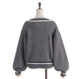 ケーブルチルデンニットプルオーバー | axes femme | 詳細画像12 