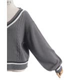 ケーブルチルデンニットプルオーバー | axes femme | 詳細画像18 