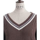 ケーブルチルデンニットプルオーバー | axes femme | 詳細画像22 