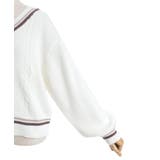 ケーブルチルデンニットプルオーバー | axes femme | 詳細画像9 