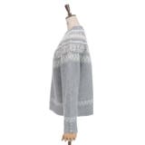 雪柄フェアアイルニット | axes femme | 詳細画像10 