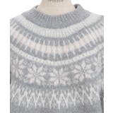 雪柄フェアアイルニット | axes femme | 詳細画像14 