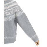 雪柄フェアアイルニット | axes femme | 詳細画像17 