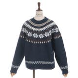 雪柄フェアアイルニット | axes femme | 詳細画像18 