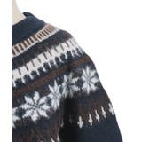 雪柄フェアアイルニット | axes femme | 詳細画像23 