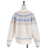 雪柄フェアアイルニット | axes femme | 詳細画像29 