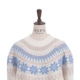 雪柄フェアアイルニット | axes femme | 詳細画像30 