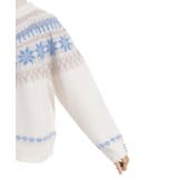 雪柄フェアアイルニット | axes femme | 詳細画像35 