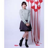 ハート釦バイカラーニットＰＯ | axes femme | 詳細画像6 