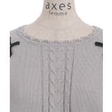 レースアップニットプルオーバー | axes femme | 詳細画像11 
