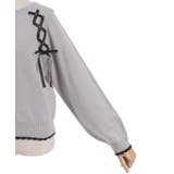 レースアップニットプルオーバー | axes femme | 詳細画像13 