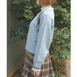 レースアップニットプルオーバー | axes femme | 詳細画像2 