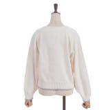 レースアップニットプルオーバー | axes femme | 詳細画像23 