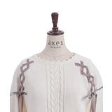 レースアップニットプルオーバー | axes femme | 詳細画像24 