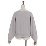 レースアップニットプルオーバー | axes femme | 詳細画像8 