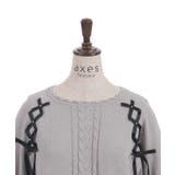 レースアップニットプルオーバー | axes femme | 詳細画像9 