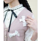 レースリボン付きニットベスト | axes femme | 詳細画像10