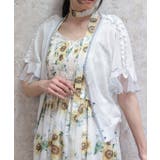 バイカラーラメニットカーデ | axes femme | 詳細画像7 