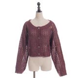 前後２ｗａｙニットカーディガン | axes femme | 詳細画像8 