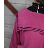 ダメージセーラーニットカーディガン | axes femme | 詳細画像11 