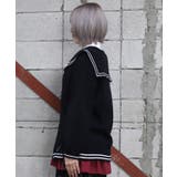 ダメージセーラーニットカーディガン | axes femme | 詳細画像2 