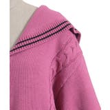 ダメージセーラーニットカーディガン | axes femme | 詳細画像20 