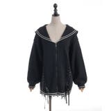 ダメージセーラーニットカーディガン | axes femme | 詳細画像24 