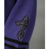 刺繍ワッペンスクールカーディガン | axes femme | 詳細画像7 
