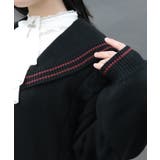 ダメージセーラーニットカーデ | axes femme | 詳細画像10