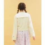 巻きバラフレア袖ニットカーディガン | axes femme | 詳細画像3