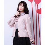 ハート釦バイカラーニットＣＤ | axes femme | 詳細画像1 