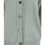 ハート釦バイカラーニットＣＤ | axes femme | 詳細画像10 