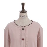 ハート釦バイカラーニットＣＤ | axes femme | 詳細画像17 