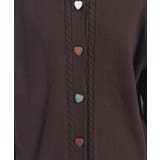 ハート釦バイカラーニットＣＤ | axes femme | 詳細画像29 