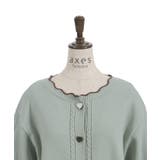 ハート釦バイカラーニットＣＤ | axes femme | 詳細画像8 