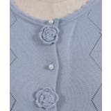 かぎ針ローズニットカーデ | axes femme | 詳細画像13 