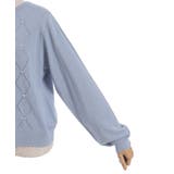 かぎ針ローズニットカーデ | axes femme | 詳細画像16 