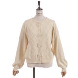 かぎ針ローズニットカーデ | axes femme | 詳細画像17 