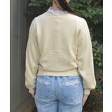 かぎ針ローズニットカーデ | axes femme | 詳細画像3 