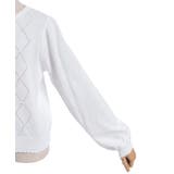 かぎ針ローズニットカーデ | axes femme | 詳細画像32 