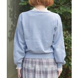 かぎ針ローズニットカーデ | axes femme | 詳細画像6 