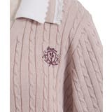 バイカラーニットポロカーディガン | axes femme | 詳細画像21 